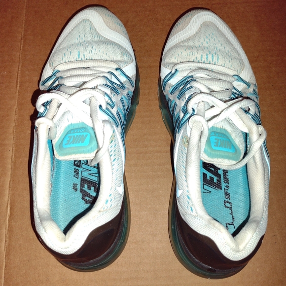 Nike Air Max Clear Water Running Sneakers White Shoes 698903-104 Womens Size-5.5 - Picture 10 of 12